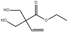 Ethyl 2,2-bis(hydroxymethyl)-3-butenoate结构式