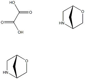 (1R,4R)-2-氧杂-5-氮杂双环[2.2.1]庚烷半草酸酯结构式
