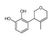 1,2-Benzenediol, 3-(3,6-dihydro-4-methyl-2H-pyran-3-yl)- (9CI) structure