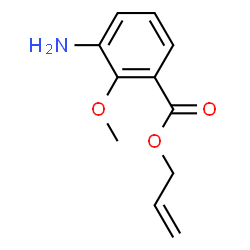 Benzoic acid, 3-amino-2-methoxy-, 2-propenyl ester (9CI)结构式
