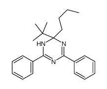 4-butyl-4-tert-butyl-2,6-diphenyl-1H-1,3,5-triazine Structure