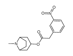 3α-(m-Nitrophenylacetoxy)-tropan Structure