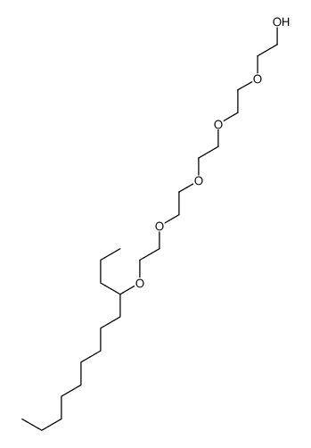 2-[2-[2-[2-(2-tridecan-4-yloxyethoxy)ethoxy]ethoxy]ethoxy]ethanol结构式