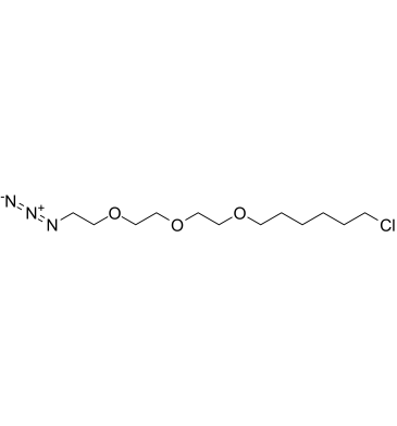 Azido-PEG3-C6-Cl structure