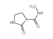 1-Imidazolidinecarboxamide,N-methyl-2-oxo-结构式