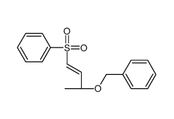 [(2S)-4-(benzenesulfonyl)but-3-en-2-yl]oxymethylbenzene Structure
