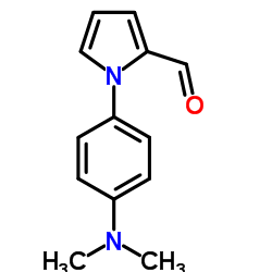 1-(4-DIMETHYLAMINO-PHENYL)-1H-PYRROLE-2-CARBALDEHYDE结构式