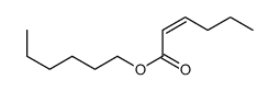 hexyl hex-2-enoate structure