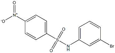 N-(3-BroMophenyl)-4-nitrobenzenesulfonaMide Structure
