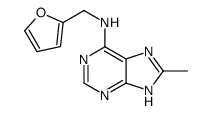 N-(furan-2-ylmethyl)-8-methyl-7H-purin-6-amine Structure