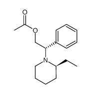 (S)-2-((S)-2-ethylpiperidin-1-yl)-2-phenylethyl acetate结构式