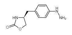 4-(4-肼基苄基)-2-唑烷酮结构式