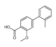 2-methoxy-4-(2-methylphenyl)benzoic acid结构式