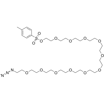 Azide-PEG12-Tos结构式