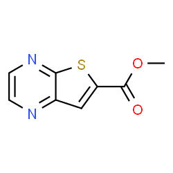 噻吩并[2,3-B]吡嗪-6-羧酸甲酯结构式