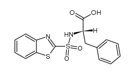 L-(benzothiazole-2-sulfonyl)phenylalanine Structure