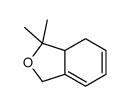 3,3-dimethyl-3a,4-dihydro-1H-2-benzofuran结构式