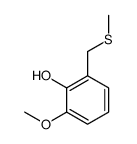 2-methoxy-6-(methylsulfanylmethyl)phenol结构式