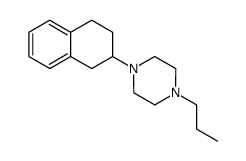 1-propyl-4-(1,2,3,4-tetrahydro-naphthalen-2-yl)-piperazine Structure