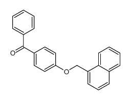 [4-(naphthalen-1-ylmethoxy)phenyl]-phenylmethanone Structure