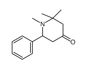 1,2,2-trimethyl-6-phenylpiperidin-4-one Structure