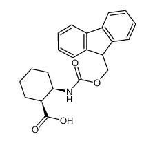 顺式-2-((((9H-芴-9-基)甲氧基)羰基)氨基)环己烷羧酸图片