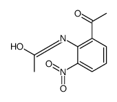 N-(2-Acetyl-6-nitrophenyl)acetamide structure