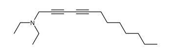 dodeca-2,4-diynyl-diethyl-amine Structure