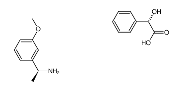 S-(-)-1-(3-methoxyphenyl)ethylamine mandalate结构式