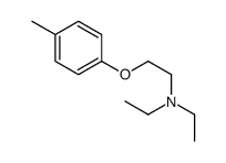 N,N-diethyl-2-(4-methylphenoxy)ethanamine结构式