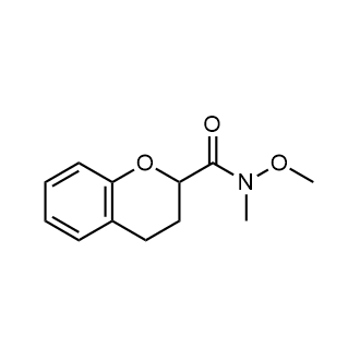 N-methoxy-N-methylchroman-2-carboxamide Structure