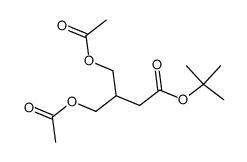 2-(2-(tert-butoxy)-2-oxoethyl)propane-1,3-diyl diacetate Structure