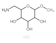 a-D-Mannopyranoside, methyl6-amino-6-deoxy-, hydrochloride (9CI)结构式
