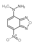 4-(1-甲基肼基)-7-硝基苯并呋咱结构式