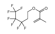 3,3,4,4,5,5,5-heptafluoropentyl 2-methylprop-2-enoate Structure