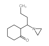 2-[1-(aziridin-1-yl)butyl]cyclohexan-1-one结构式