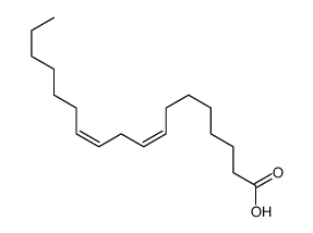 (8E,11E)-octadeca-8,11-dienoic acid结构式