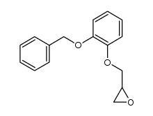 1-(2-benzyloxyphenoxy)-2,3-propylene oxide结构式