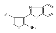 3-(1,3-苯并噻唑-2-基)-4-甲基噻吩-2-胺结构式