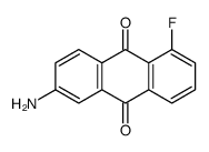 6-amino-1-fluoroanthracene-9,10-dione Structure