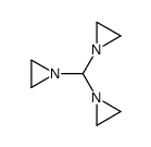 1-[bis(aziridin-1-yl)methyl]aziridine结构式