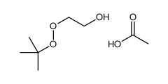 acetic acid,2-tert-butylperoxyethanol Structure