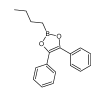 2-butyl-4,5-diphenyl-1,3,2-dioxaborole structure