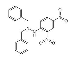 1,1-dibenzyl-2-(2,4-dinitrophenyl)hydrazine结构式