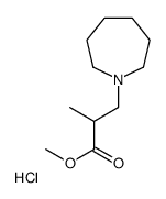 methyl hexahydro-alpha-methyl-1H-azepine-1-propionate hydrochloride Structure