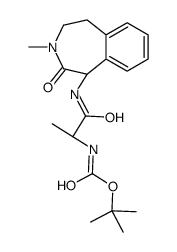 Tert-Butyl(S)-1-((S)-3-methyl-2-oxo-2,3,4,5-tetrahydro-1H-benzo[d]azepin-1-ylamino)-1-oxopropan-2-ylcarbamate picture