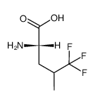 5,5,5-trifluoro-DL-leucine Structure
