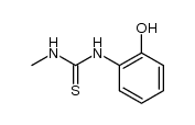 N-(2-hydroxy-phenyl)-N'-methyl-thiourea Structure