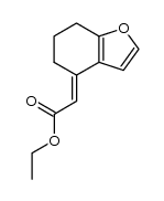 ethyl (6,7-dihydro-5H-benzo[b]furan-4-ylidene)acetate Structure