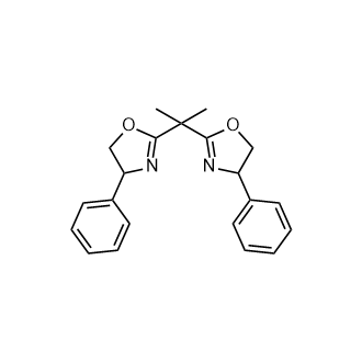 2,2'-(Propane-2,2-diyl)bis(4-phenyl-4,5-dihydrooxazole) Structure